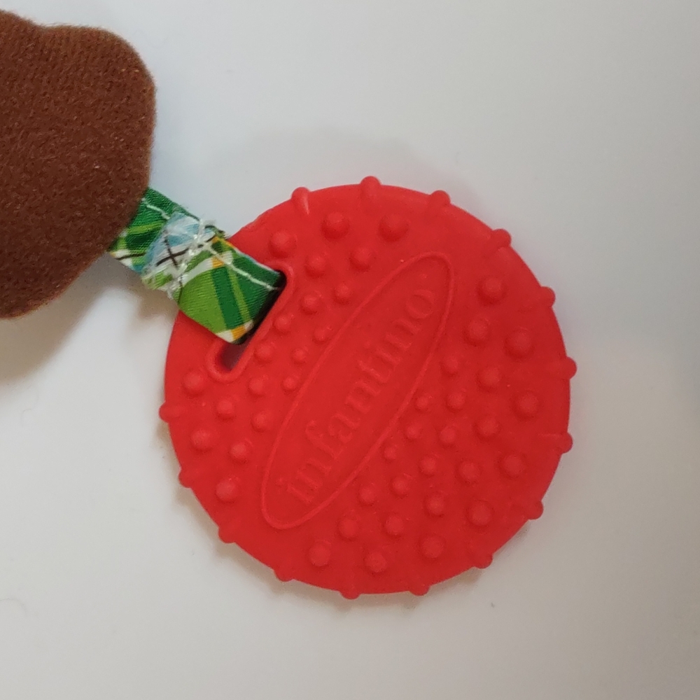 ✓Infantino Dog Puppy pup soft lovey rattle teether Soft baby toy 7in - Picture 5 of 14